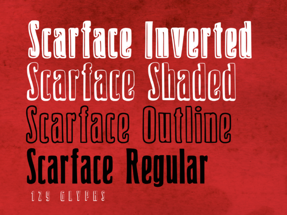 Scarface Font - Featured Image