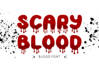 Scary Blood Font - Featured Image