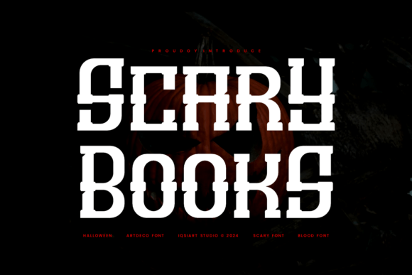 Scary Books Font - Featured Image