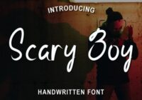 Scary Boy Font - Featured Image