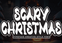 Scary Christmas Font - Featured Image