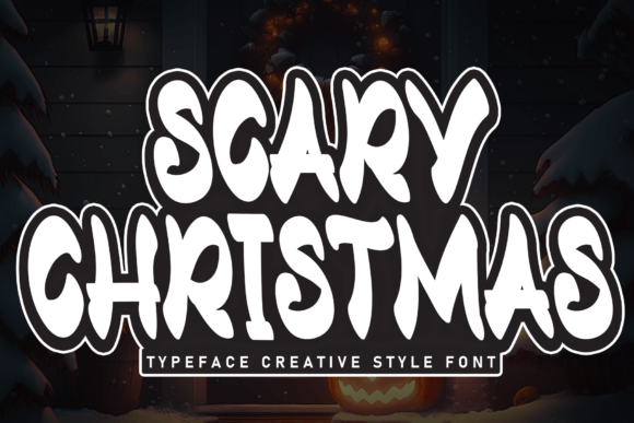 Scary Christmas Font - Featured Image