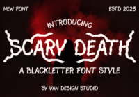 Scary Death Font - Featured Image