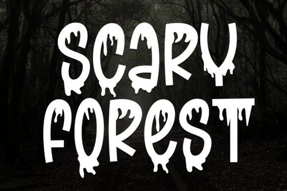 Scary Forest Font - Featured Image