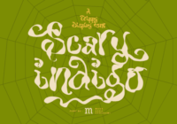 Scary Indigo Font - Featured Image