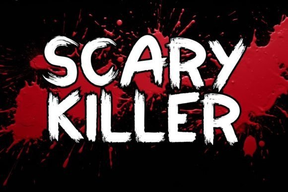 Scary Killer Font - Featured Image