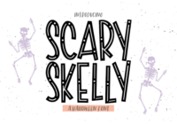 Scary Skelly Font - Featured Image
