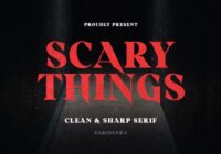 Scary Things Font - Featured Image