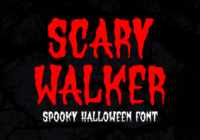 Scary Walker Font - Featured Image