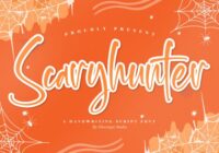 Scaryhunter Font - Featured Image