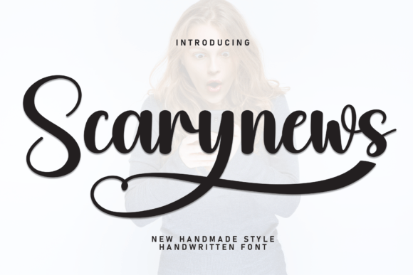 Scarynews Font - Featured Image