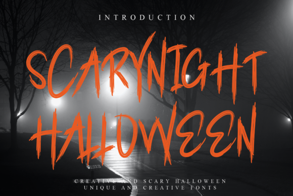 Scarynight Halloween Font - Featured Image