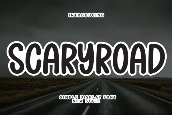 Scaryroad Font - Featured Image