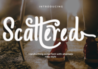 Scattered Font - Featured Image