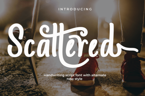 Scattered Font - Featured Image
