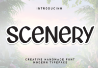 Scenery Font - Featured Image