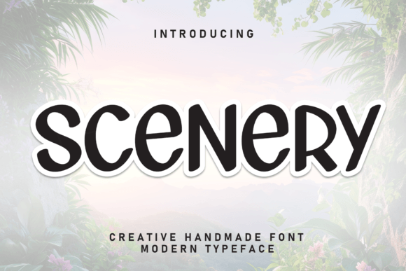Scenery Font - Featured Image