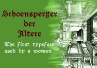 Schoensperger Der Altere Font - Featured Image