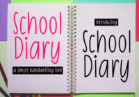 School Diary Font - Featured Image