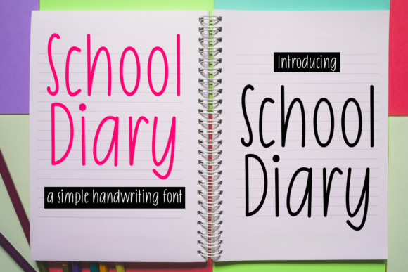 School Diary Font - Featured Image