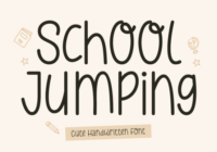 School Jumping Font - Featured Image