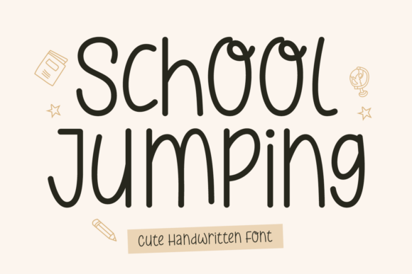 School Jumping Font - Featured Image
