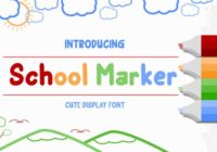 School Marker Font - Featured Image