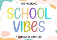 School Vibes Font - Featured Image