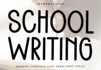 School Writing Font - Featured Image