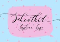 Schoolkid Font - Featured Image