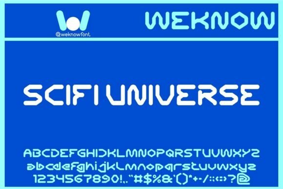 Scifi Universe Font - Featured Image