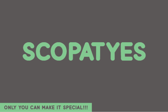 Scopatyes Font - Featured Image
