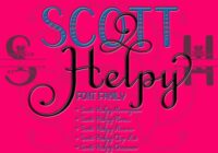 Scott Helpy Family Font - Featured Image