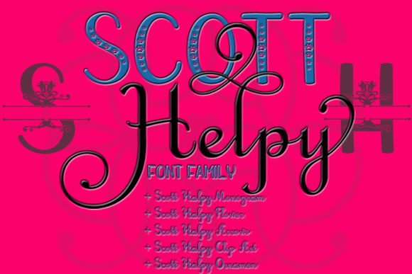 Scott Helpy Family Font - Featured Image