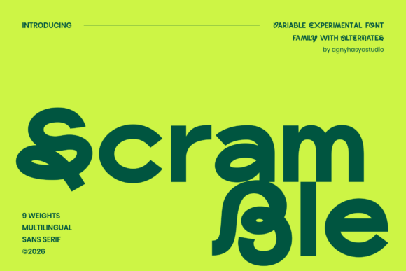 Scramble Font - Featured Image