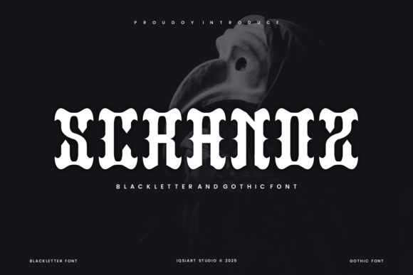 Scranoz Font - Featured Image