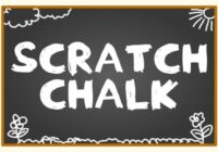 Scratch Chalk Font - Featured Image