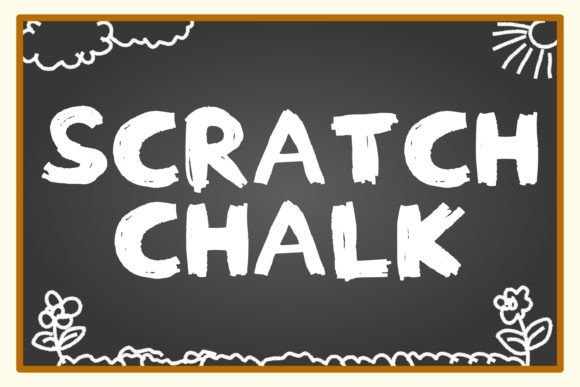 Scratch Chalk Font - Featured Image