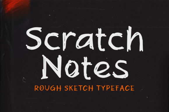 Scratch Note Font - Featured Image