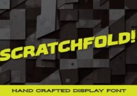 Scratchfold Font - Featured Image