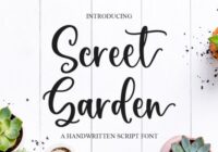 Screet Garden Font - Featured Image