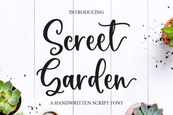 Screet Garden Font - Featured Image