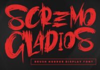 Scremo Gladios Font - Featured Image