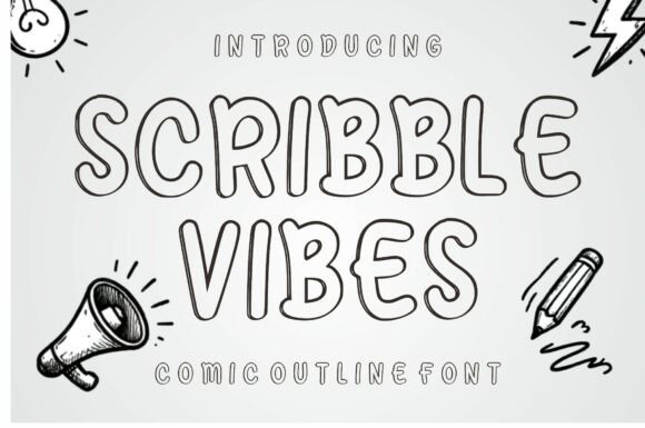 Scribble Vibes Font - Featured Image