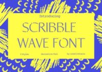 Scribble Wave Font - Featured Image