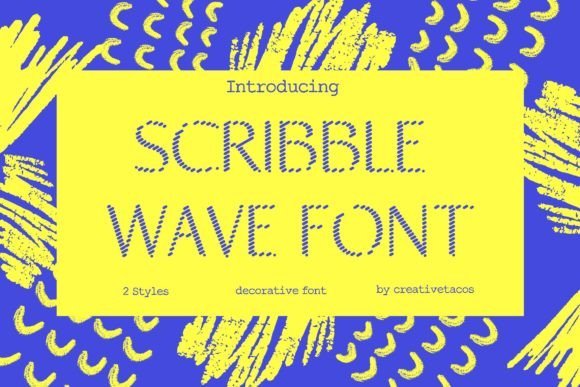 Scribble Wave Font - Featured Image