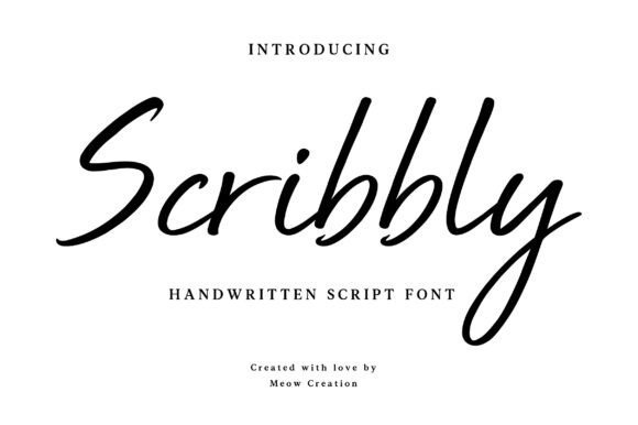 Scribbly Font - Featured Image