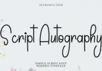 Script Autography Font - Featured Image