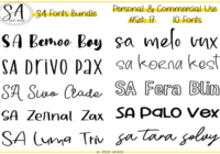 Script and Handwritten Bundle  Font - Featured Image