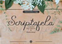 Scriptafela Font - Featured Image